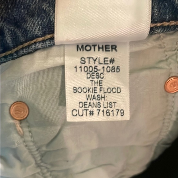 Womens MOTHER Superior The Bookie Flood Wash: Deans List - Picture 12 of 16